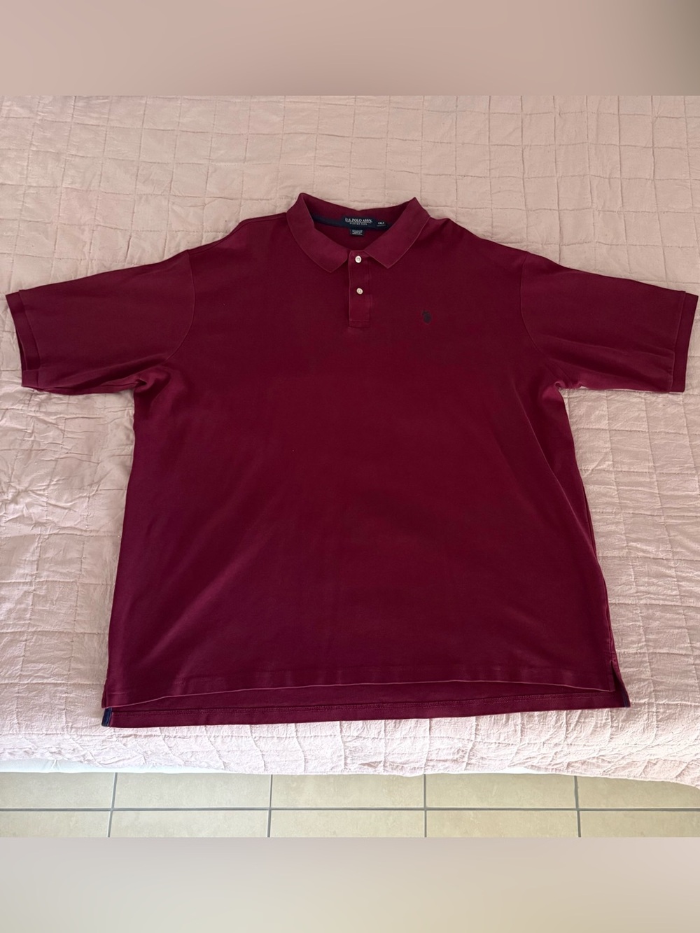 U.S. Polo Assn. Men's Burgundy Polo Shirt